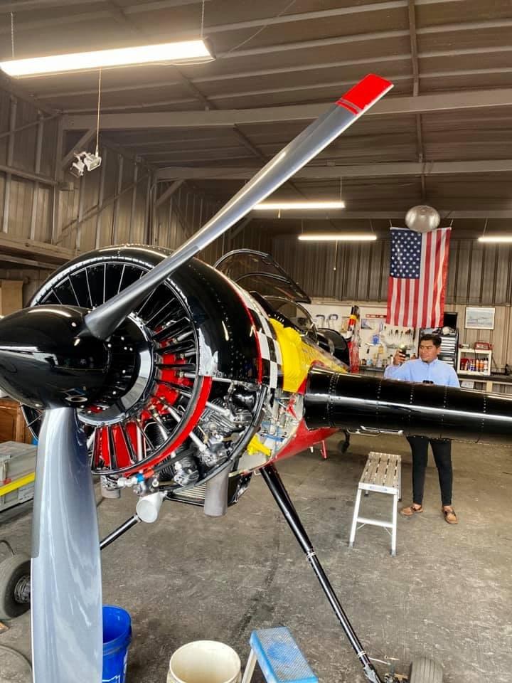 Hands-on aviation visit with Replay youth